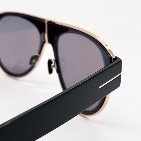 NEW TOM FORD LYLE-02 TF1074 01C UNISEX AVIATOR SUNGLASSES FT1074/S 01C - Picture 8 of 12